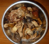 天然きのこ特上ミックス／塩蔵１ｋｇ ＜送料無料、税込み＞